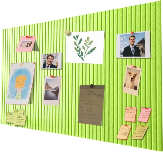 Groot Zelfklevend Decoratief Prikbord van Vilt - Opvouwbaar Notitiebord ...