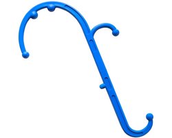 Thera Cane Massagestok – S-Vorm Triggerpoint Massage Tool – Verlicht Spierpijn, Spierknopen & Kramp – Voor Rug-, Nek- & Schouderpijn – Ergonomische Zelfmassage