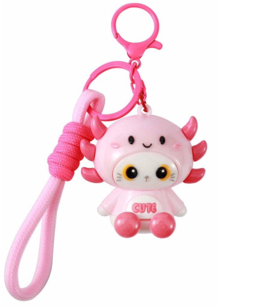 iTotal Sleutelhanger Hoodie AXOLUTELY Keychain Plastic and Metal 4.5x4.0x5.4cm