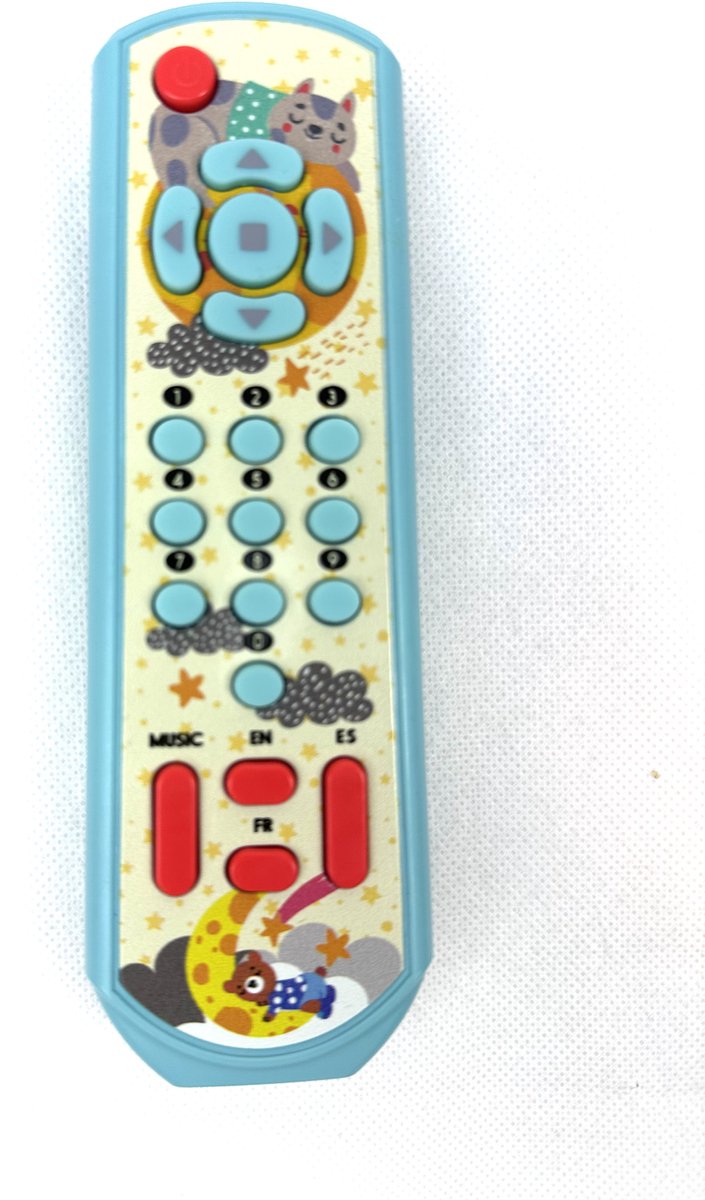 afstandsbediening speelgoed – Interactief peuter speelgoed met licht en geluid – Educatief speelgoed baby – Speelgoed afstandsbediening kinderen – Realistische remote – Leerzaam rollenspel speelgoed – Baby speelgoed geluidseffecten