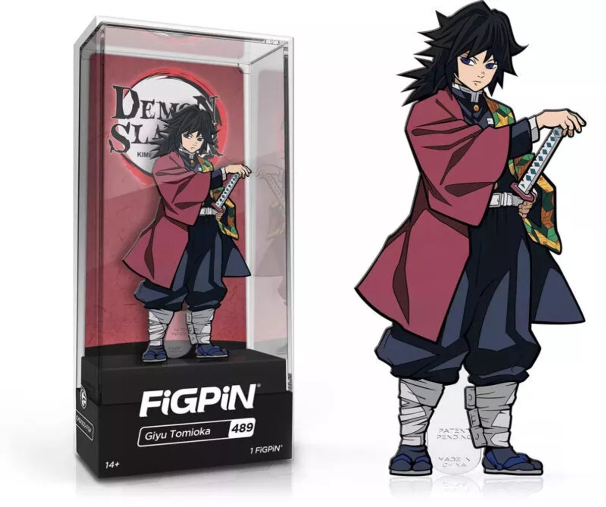 Giyu Tomioka Demon Slayer FiGPiN 489 verzamelpin