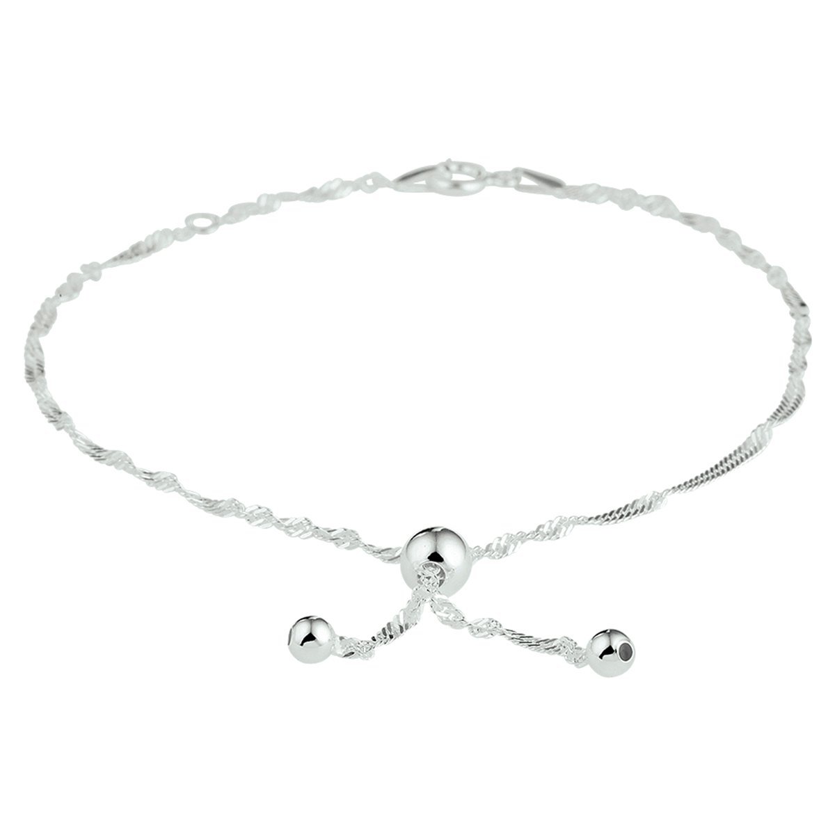 Enkelbandje bolletjes 22 - 24 cm