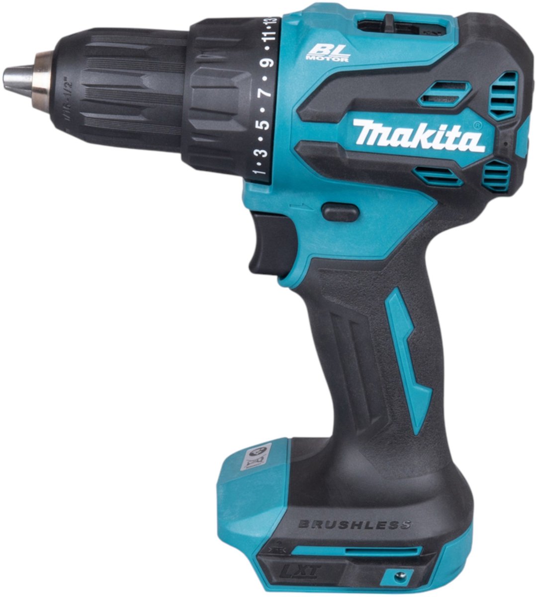 Makita DHP490RFX3 18 Volt accu LXT klopboormachine met 74 delige bitset in koffer en 2x 3.0Ah li-ion accus en lader – foto 8