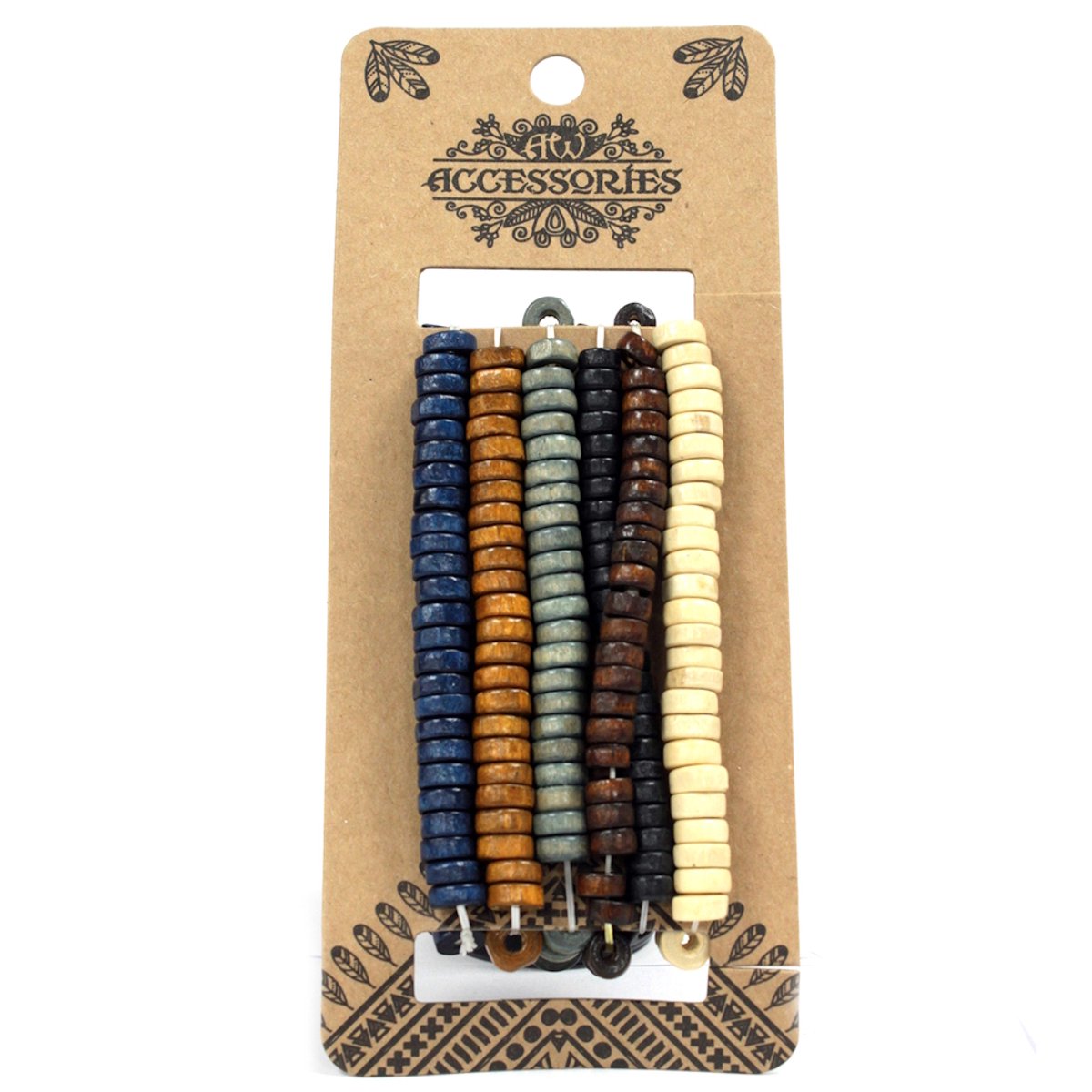 Heren Armband Set – Moody & Blue - Kralen - Set van 6 armbanden