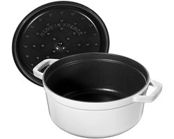 Staub Braadpan La Cocotte 26cm 5.25L wit