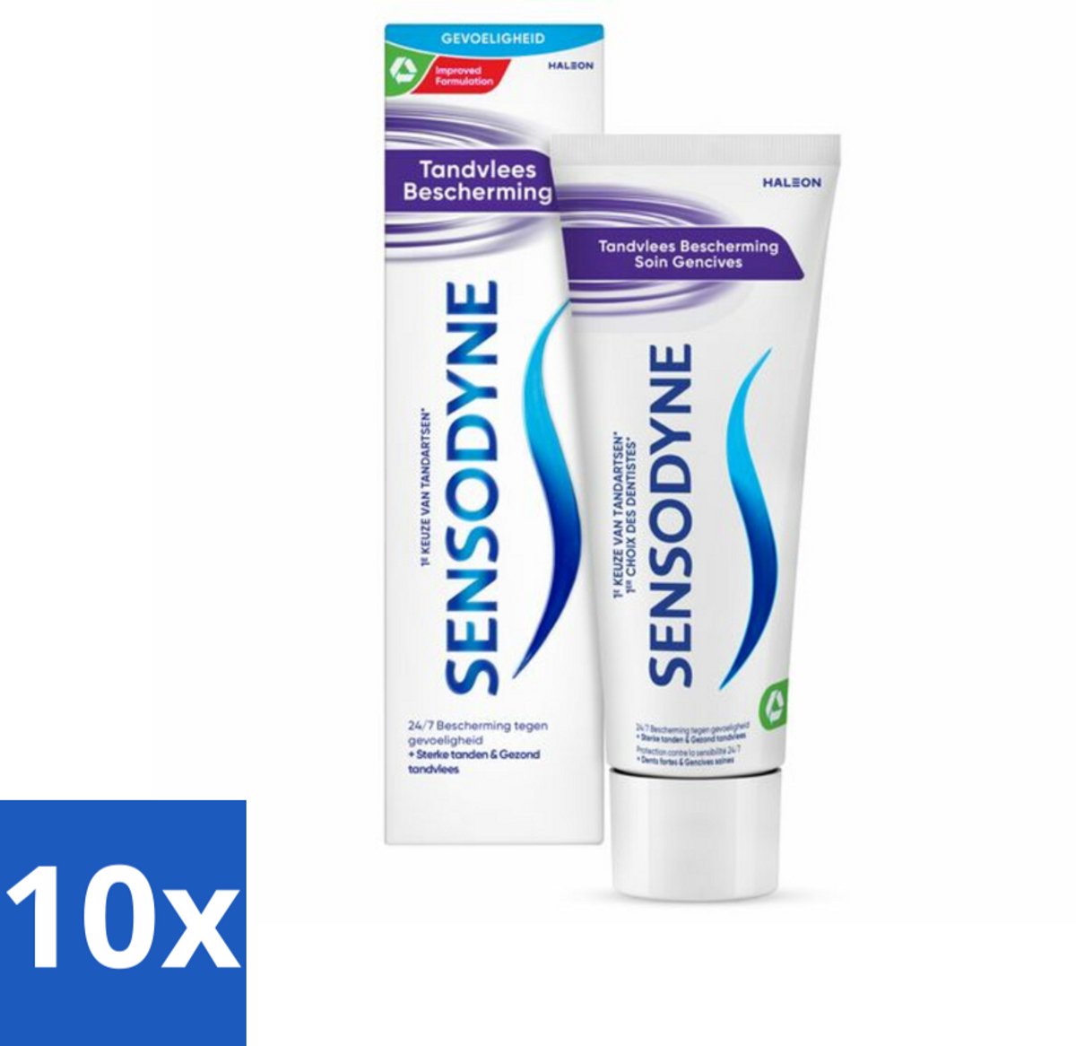 Sensodyne Tandpasta Gum Protection 75 ml - Bulkverpakking - 10 stuks