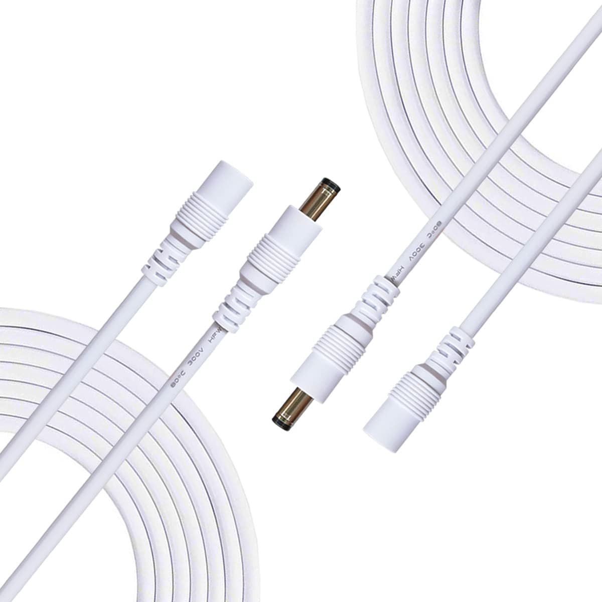 DC-Verlengkabel 10m 5,5mm x 2,5mm Mannelijk naar Vrouwelijk Splitter voor Voedingsadapter