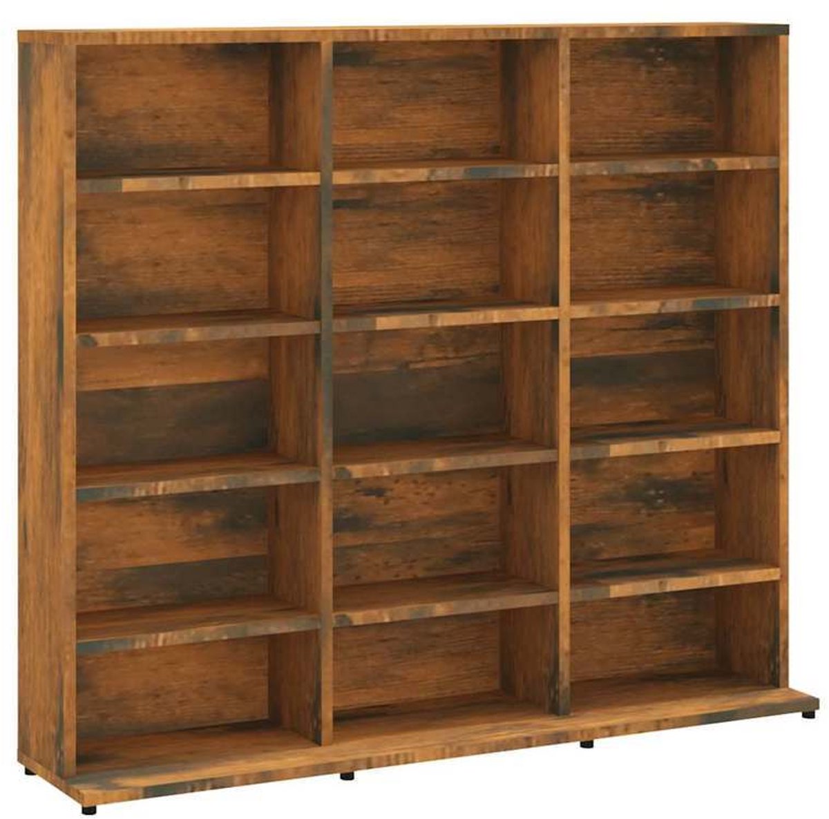 Boekenkast – Boekenrek – Opbergkast – Wandkast – Vakkenkast – Hout – Open Planken – 100x23x89,5 cm – Duurzaam Hardhout – Minimalistisch Design