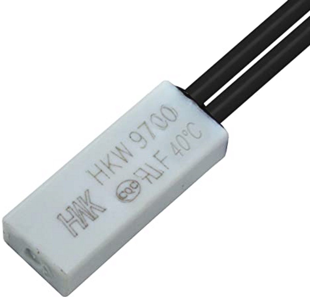 Thermische schakelaar 40°C NO contact 250V 5A Temperatuurschakelaar