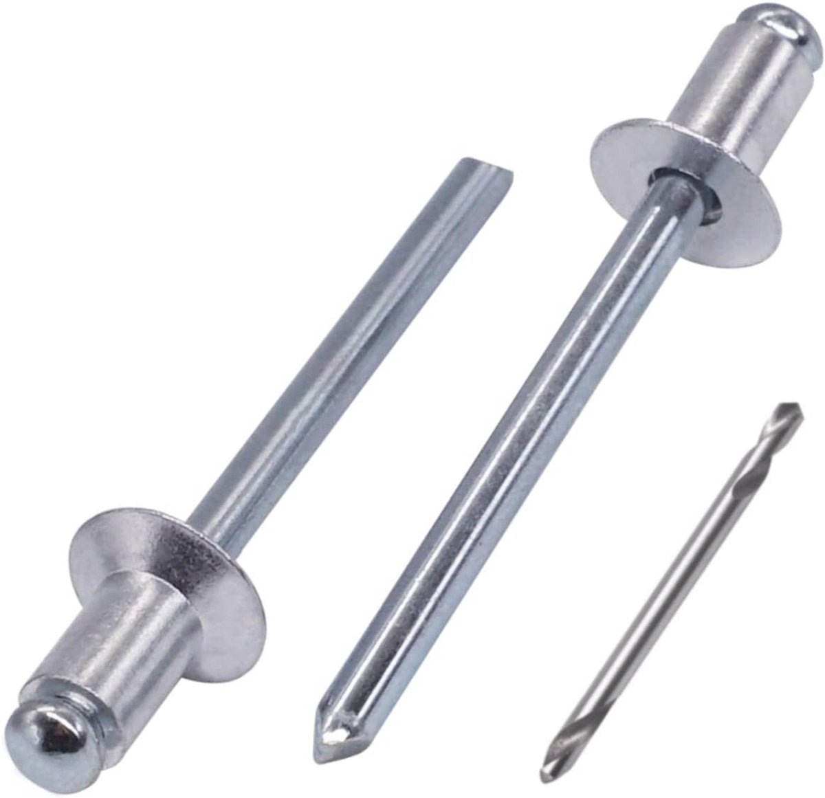 Aluminium Blind Rivets 5 x 8 mm - 50 Stuks met Stalen Mandrel - Dome Head Pop Rivets