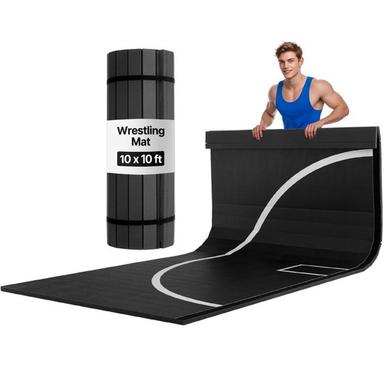 Gymtek® Opvouwbare Gymnastiekmat, Sportmat, Vechtsportmat, Trainingsmat - 180x60 cm - Gymnastiek, Yoga, Judo, Karate, Fitness, Pilates, Vechtsport