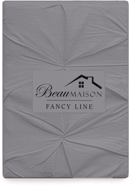 Beau Maison Dekbedovertrek Augustine Antraciet - 200 x 200/220 cm + 2 kussenslopen van Beau Maison — afbeelding 5