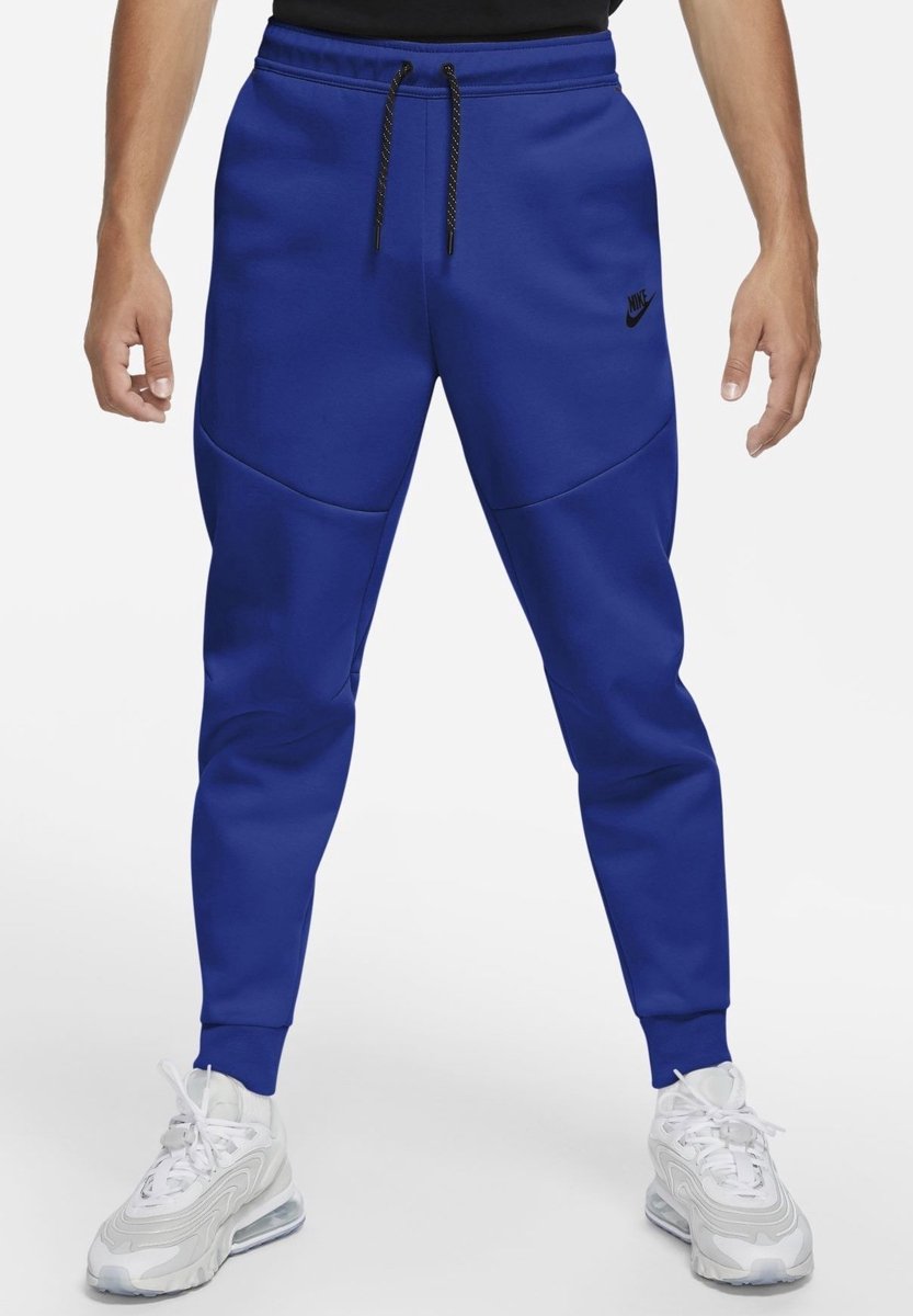 Nike Tech Trainingsbroek Heren Fleece Blauw