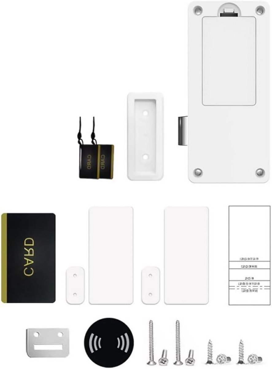 EGoods - Slimme ladevergrendeling voor kasten met enkele/dubbele deur - Elektronische kastvergrendeling - App NFC IC-kaart - Ladekast - Lockers - Brievenbus