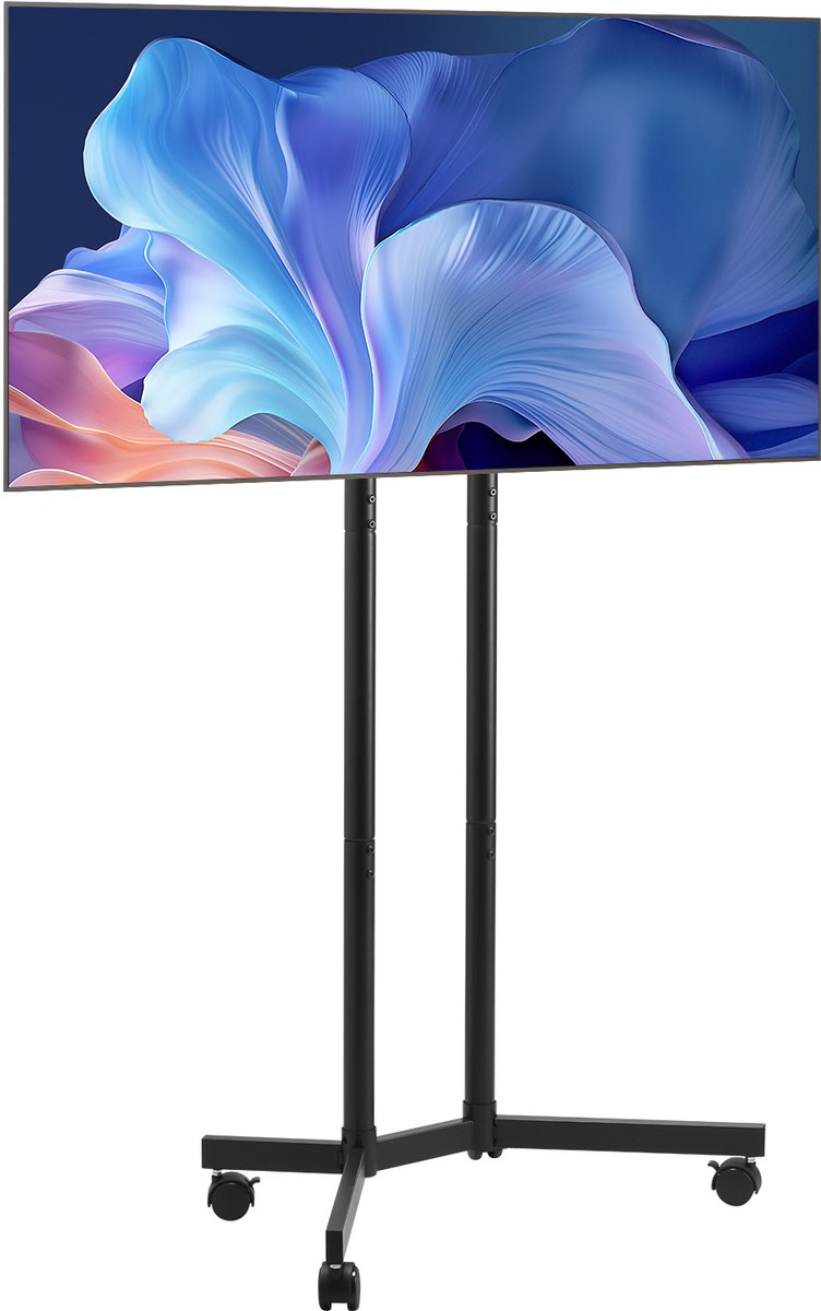 VEVOR Rollende Tv-Standaard Mobiele Tv-Standaard voor Schermen Van 812,8-1651mm