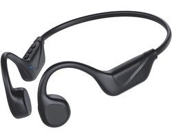 SNJY® Bone Conduction Headphone - Sporthoofdtelefoon Draadloos - Sport Oordopjes - Hardloop Oortjes - Zwart