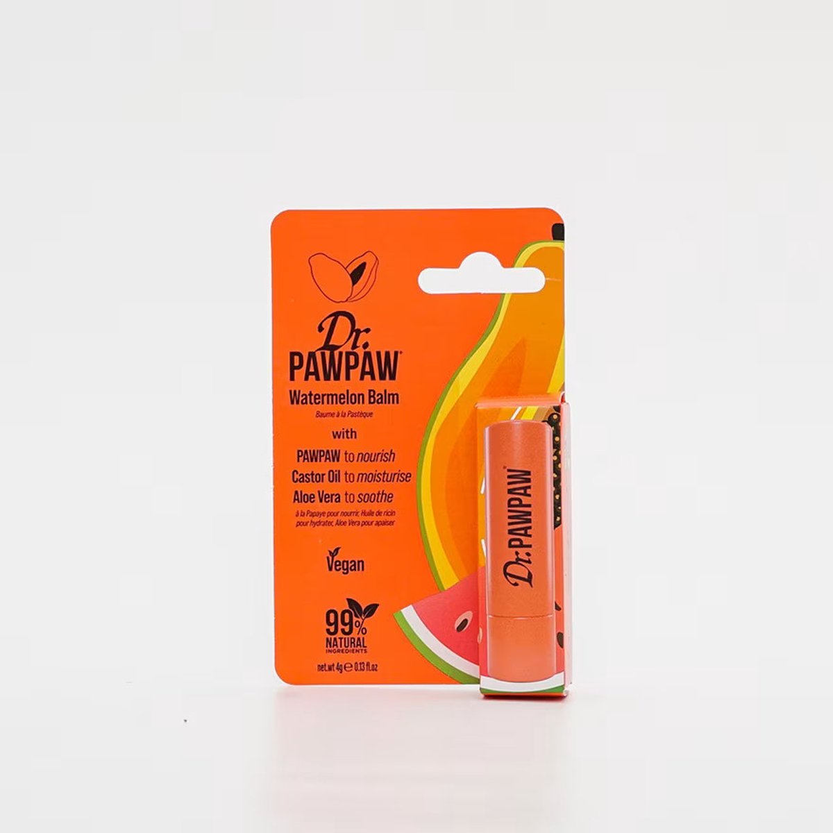 Dr PawPaw Waterlemon Lip Balm Twist Up / Verzorgende lippenbalsem met een verfrissende watermeloengeur 4 g
