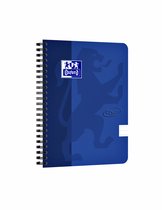 Oxford Touch - Schrijfblok - A5 - Gelijnd - 140 pagina's - 90g - soft cover - blauw
