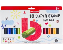 Bruynzeel Kids Super Stempelstiften Set 10