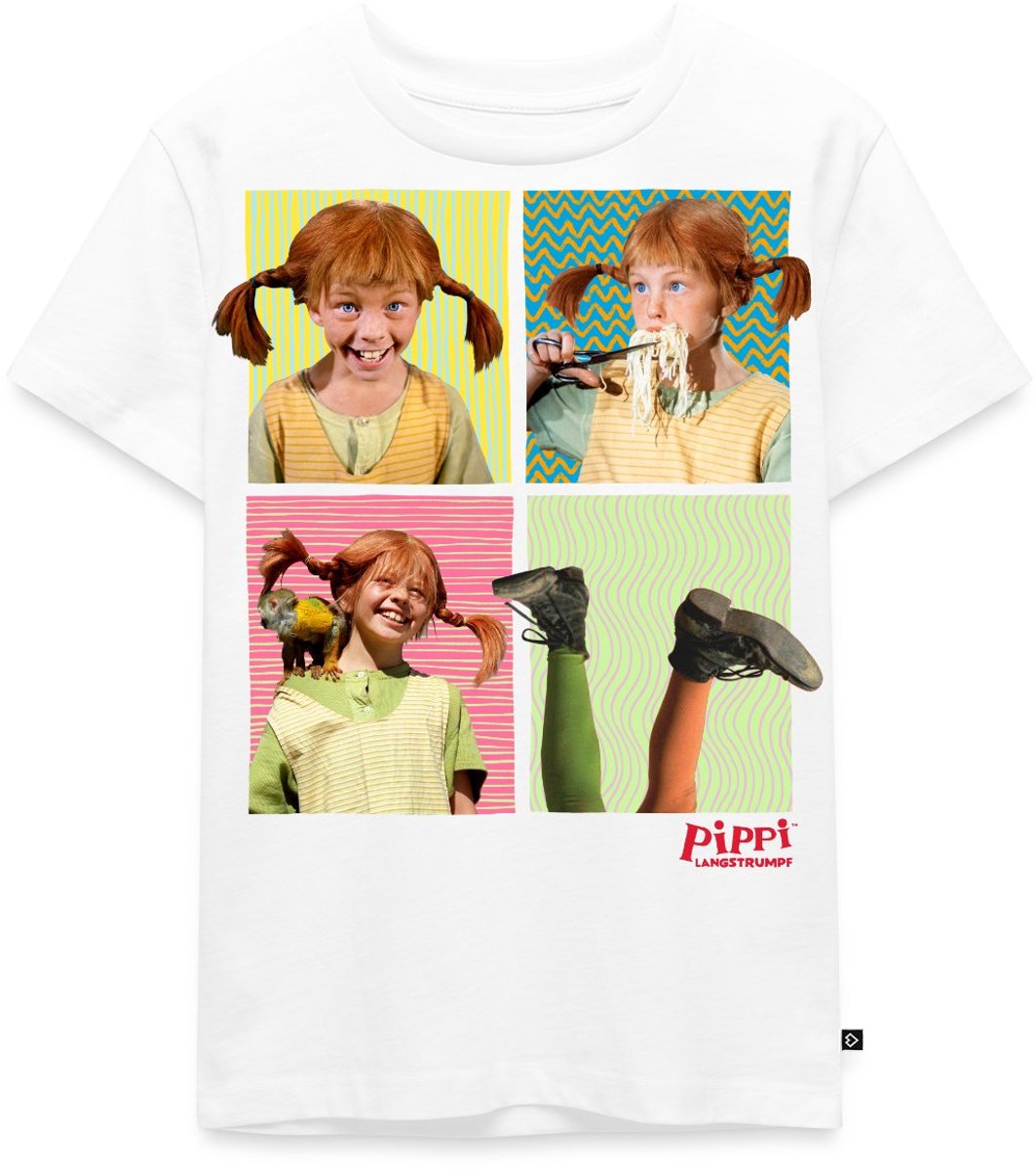 Pippi Langkous Portretten Van Pippi Premium T Shirt Kinderen