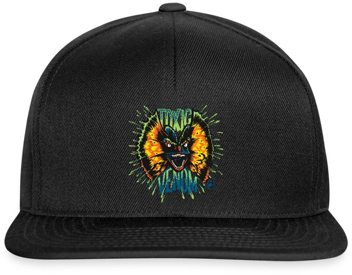 Jurassic World Dilophosaurus Toxic Snapback cap