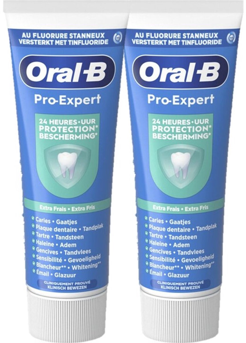 Oral-B Tandpasta Pro-Expert Frisse Adem 2 x 75 ml