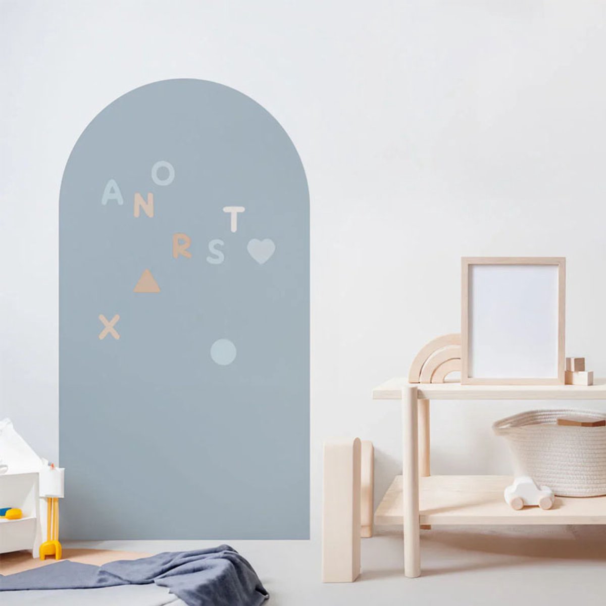 Decochic® - Magnetische muursticker - magneetbord - boog - blauw