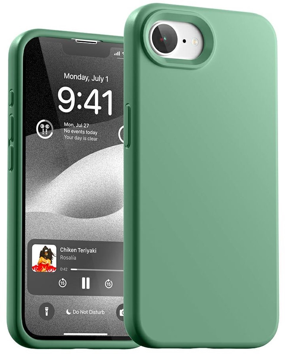 Mercury Case Silicone Voor Iphone 16E Flexibele Materiaal Hoes
