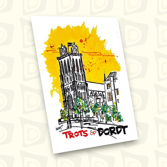 DORDRECHT, Trots op Dordt, UNIEKE ANSICHTKAART, 24 STUKS