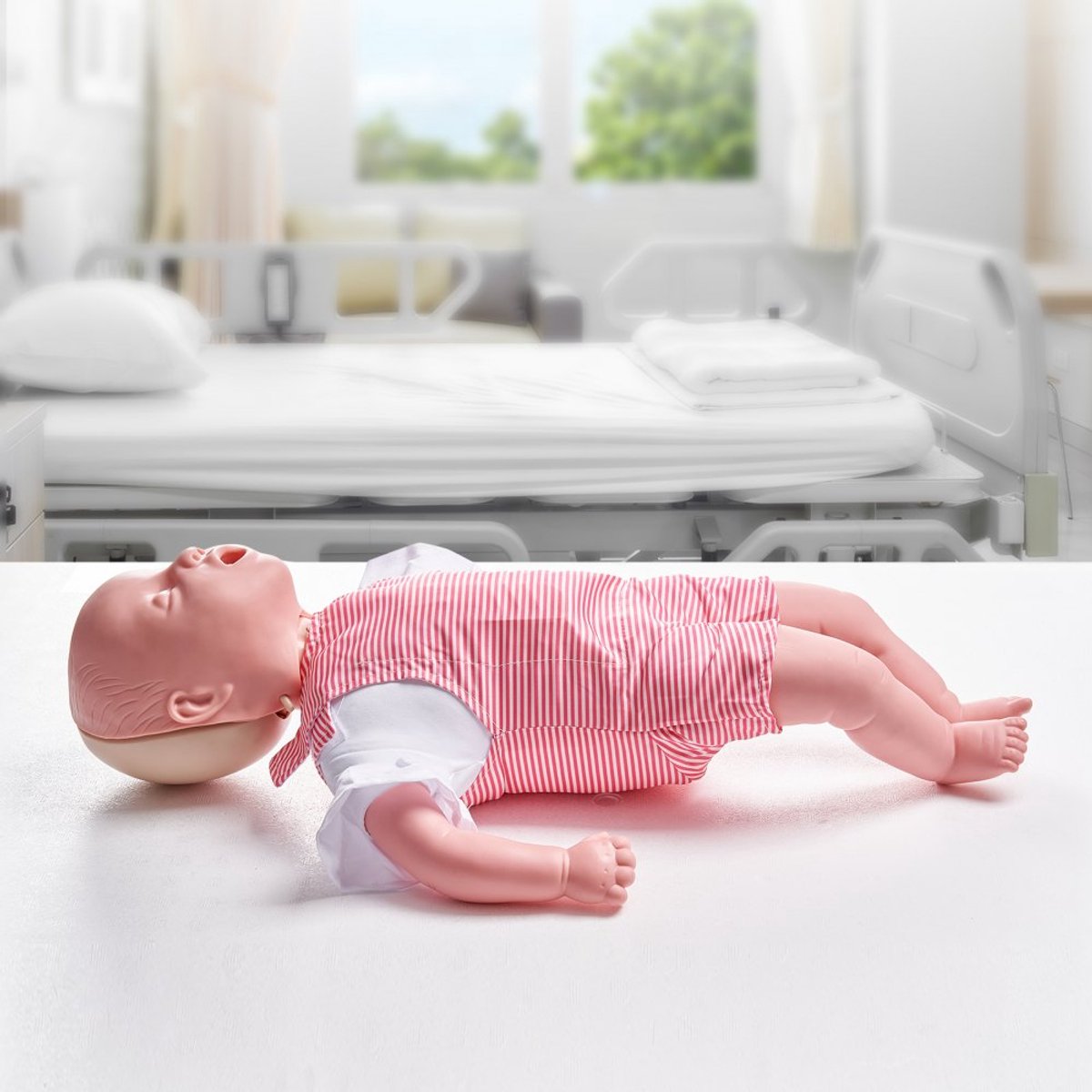 Baby Reanimatiepop - CPR/Heimlich Trainingsmodel - Verstikking & Luchtwegobstructie Training - Professioneel - Voor EHBO & BHV Opleiding — cadeau in Cadeau-ideeën - foto 7
