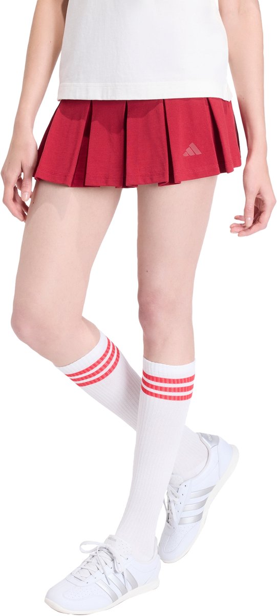 Adidas Sportswear Seasonal Essentials Colorpop Rok Met Ingebouwde Legging Dames Rood
