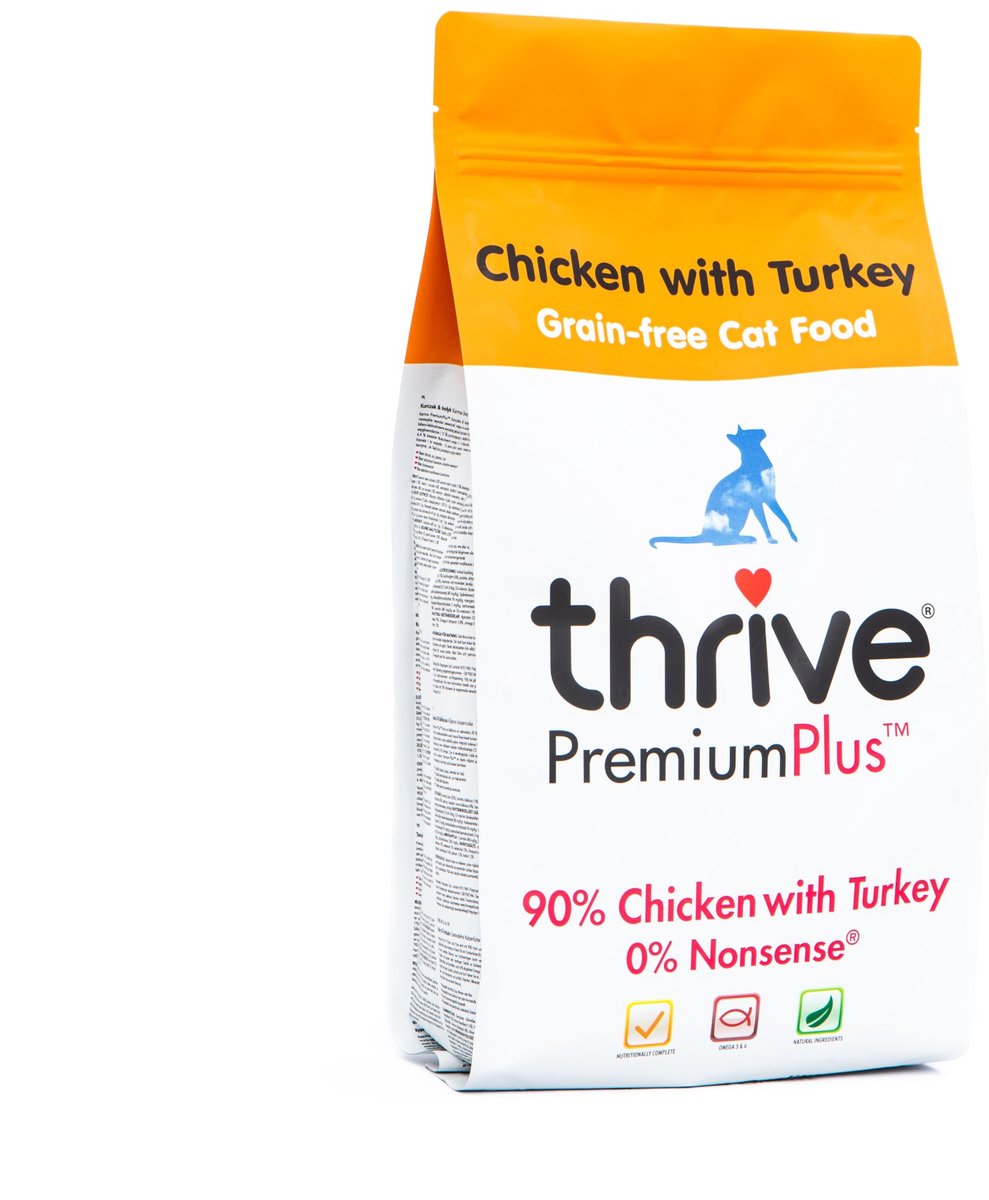 Thrive Thrive PremiumPlus kattenvoeding Kip en kalkoen 1,5 kg