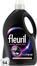 Fleuril Black - Vloeibaar Wasmiddel - Donkere en Zwarte Was - 54 Wasbeurten - Grootverpakking