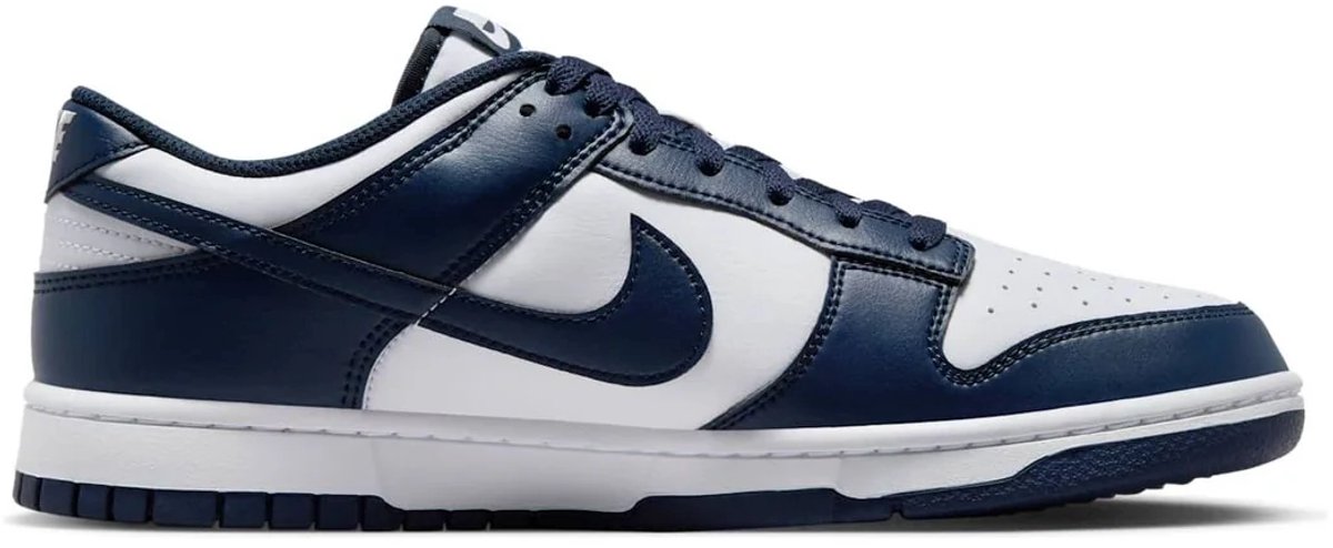 Nike Dunk Low Sneakers Heren – Midnight Marineblauw