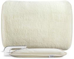 Coozie Elektrische Kruik XL – 1,65L – met ThermoSoft Hoes van Pluche – Verwarmende Zachte Warmwaterkruik – Warmtekruik – Beige