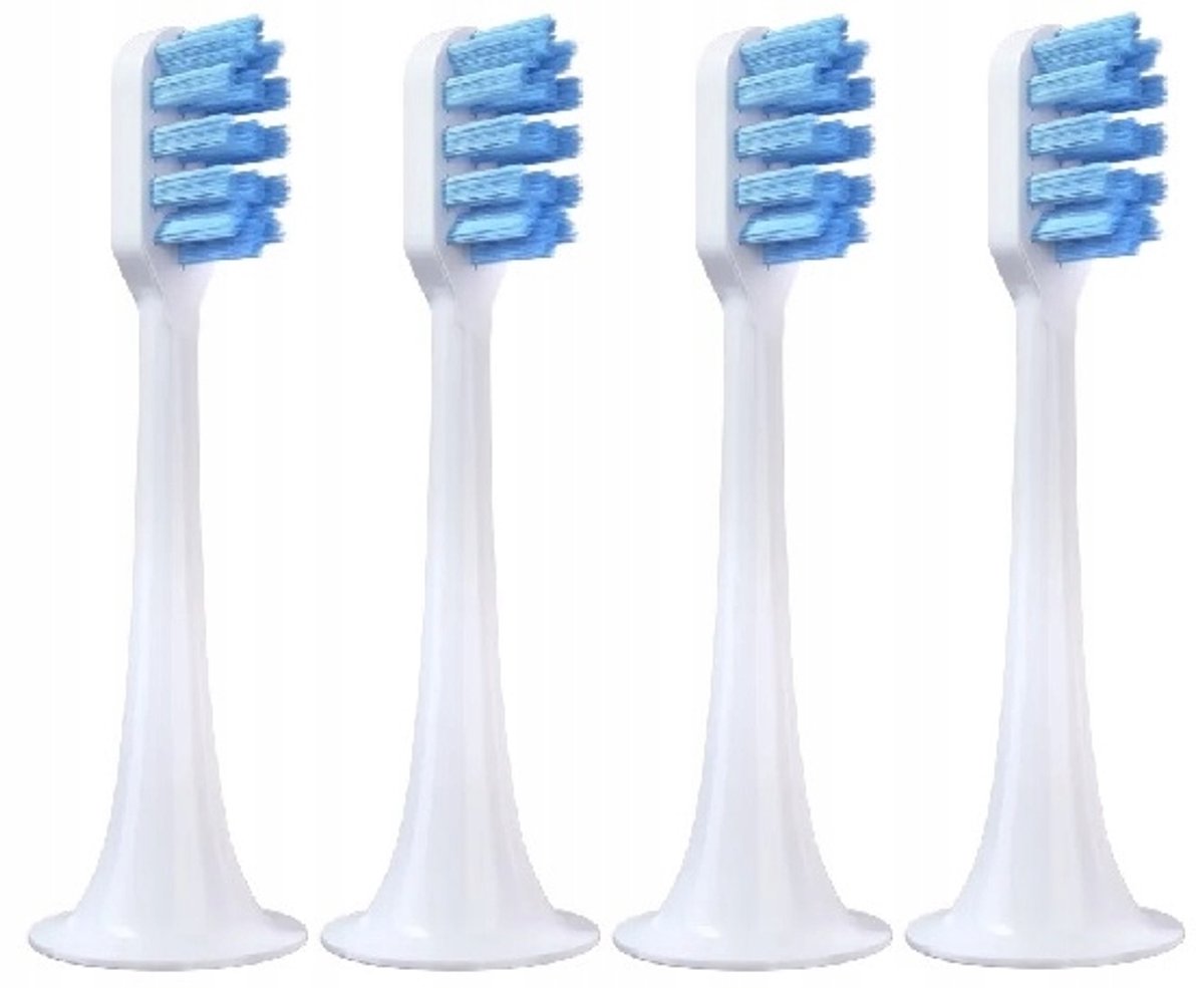 4x Zachte Opzetborstels Vervanging voor Xiaomi T300 T500 Sonic Tandenborstel
