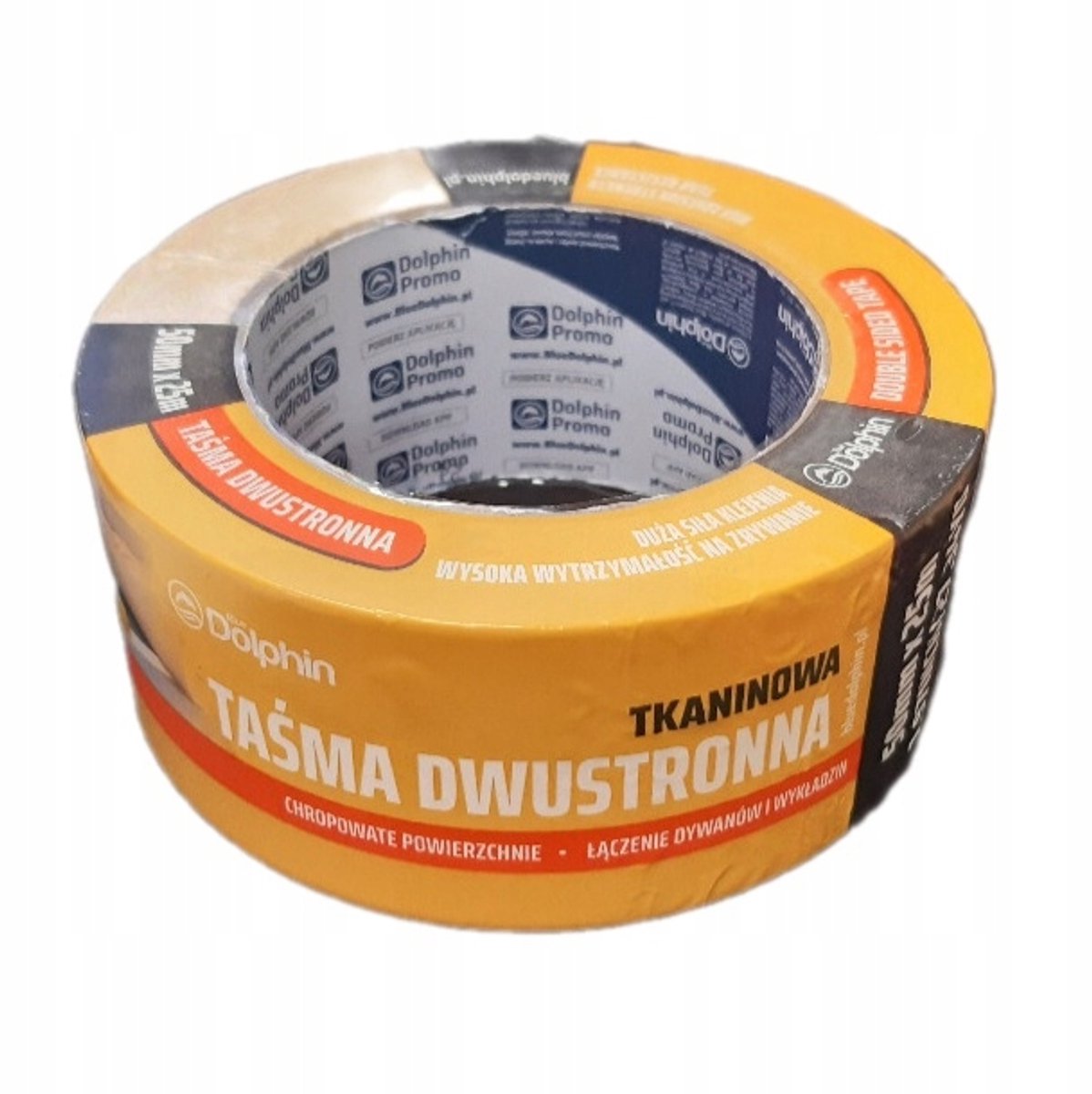 Blue Dolphin Dubbelzijdige Tape 50mm x 25m voor Kunstgras & Vloerbedekking