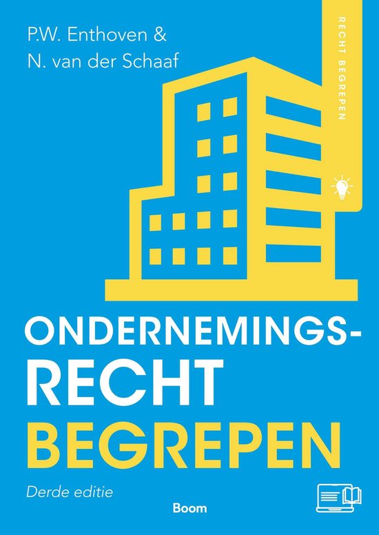 Recht begrepen - Ondernemingsrecht begrepen - cover