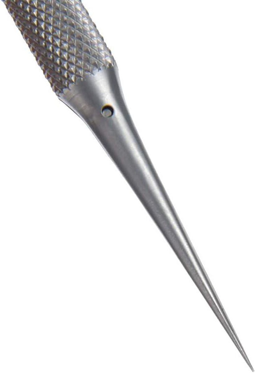 Pointed Tweezer 0.15mm Long Pointed Tip Anti Magnetic Precision Hardware for Microscope Fingerprint Flyline Jewelry Soldering Crafting