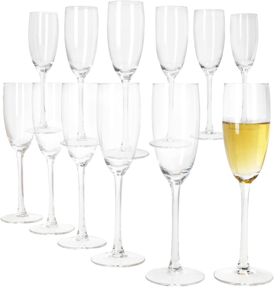 MamboCat Set van 6 GRANDE ROYAL champagneglazen - 174724