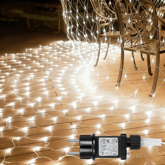 GlobaLink Kerststallen met LED Kerstverlichting met 8 Lichtstanden