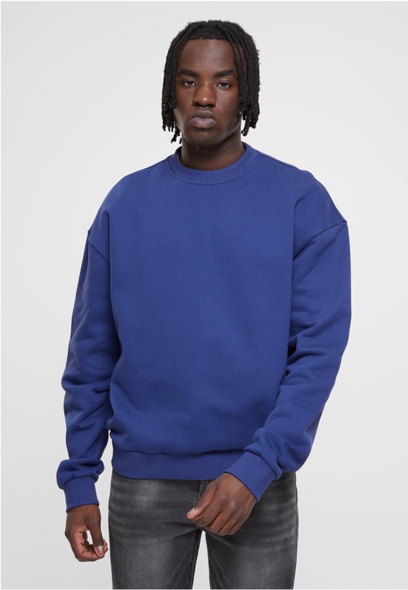 Urban Classics Ultra Heavy Crewneck sweater/trui L Blauw