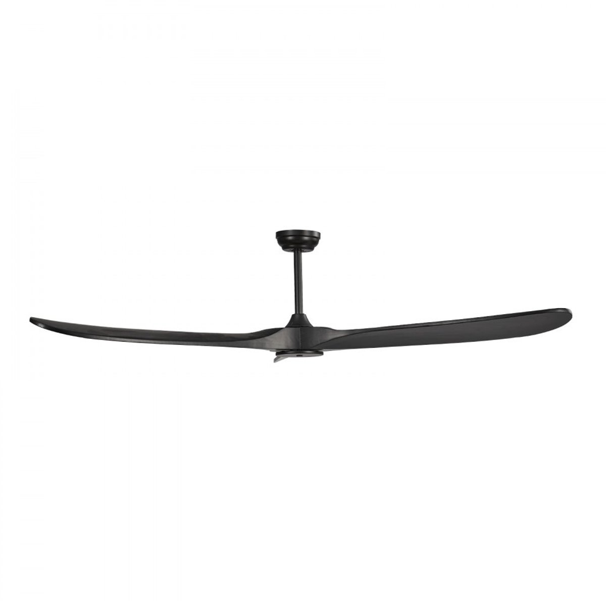 Plafondventilator 180 cm - Zonder Licht - 6 Snelheden met Afstandsbediening - 3 Houten Bladen - Omkeerbare DC-motor - Binnen en Buiten - Zwart – foto 8