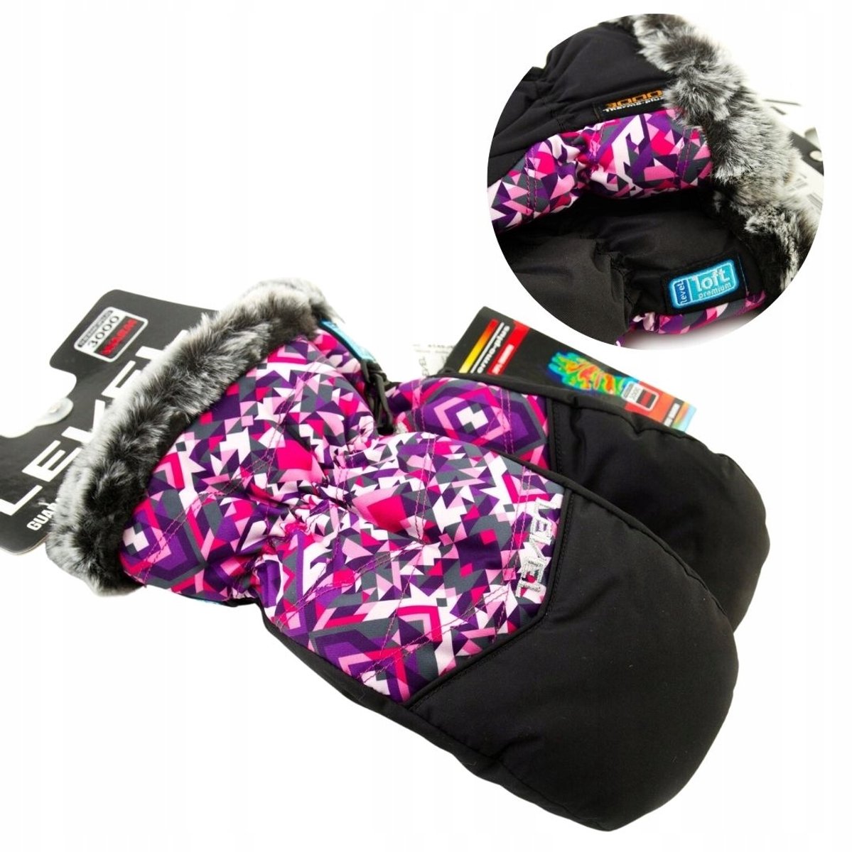 LEVEL Kinder Skihandschoenen - Warm & Waterdicht - Maat L/6