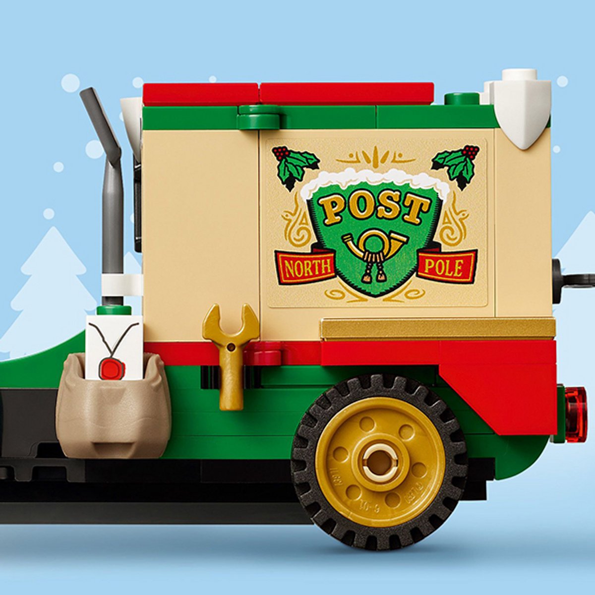 LEGO Bezorgtruck van de Kerstman - 200-delige bouwset met minifiguren thumbnail 6