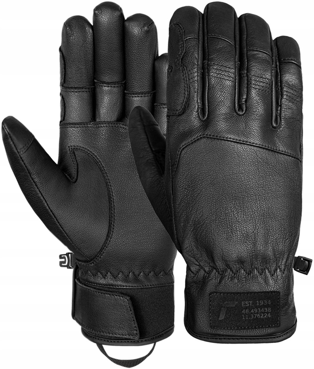 Reusch Cooper Leren Skihandschoenen /L Zwart