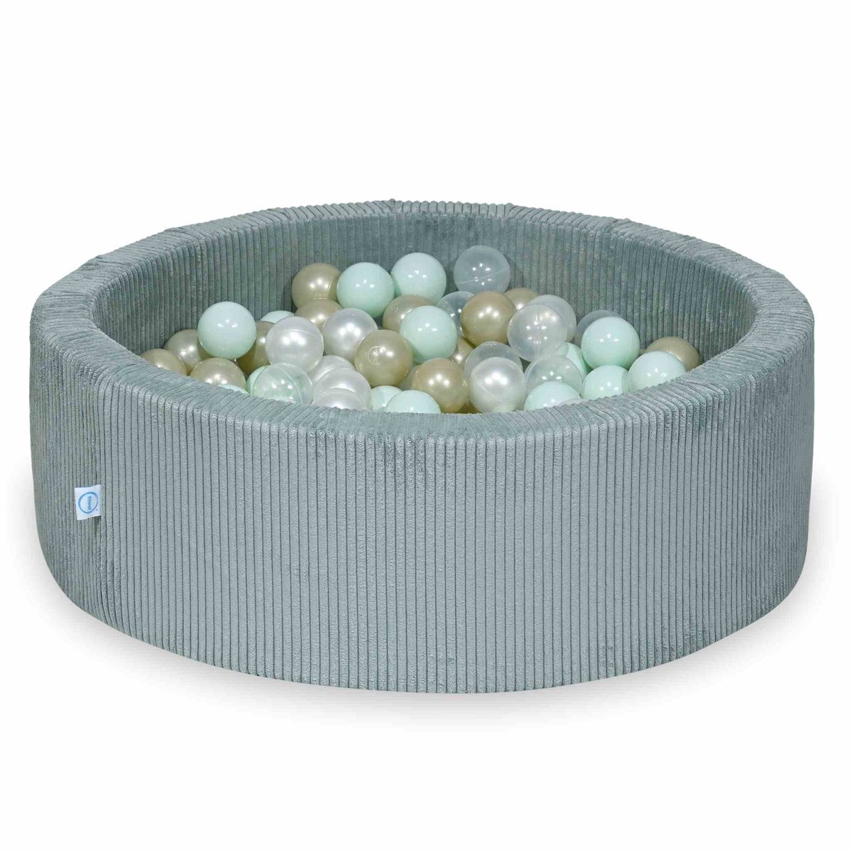 Ballenbak 90x30 Corduroy Licht Mint