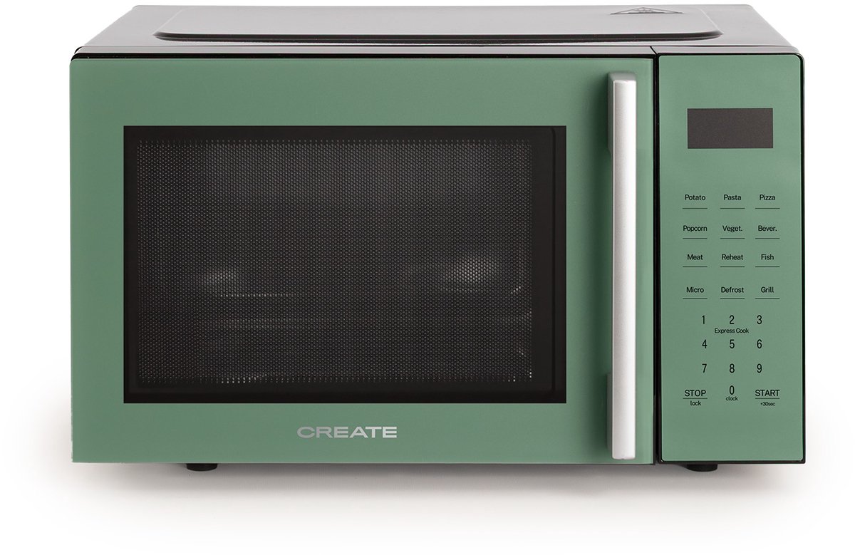 CREATE - Magnetron 23L met grill- en ovenfunctie 1000W - Sage - MICROWAVE STUDIO