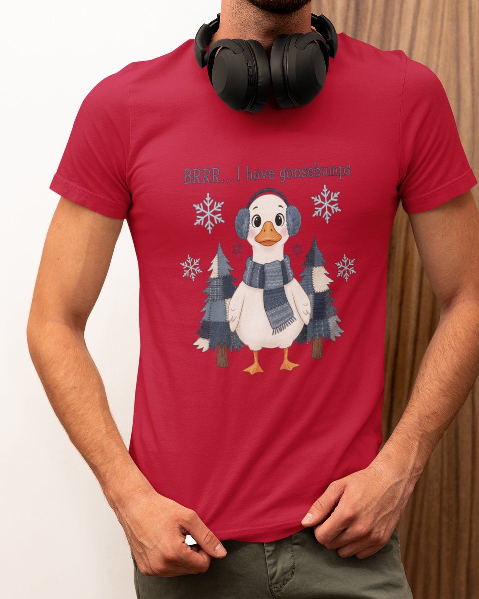 Goosebumps Kerst - Kerst T-shirt Rood - Grappig T-shirt - Maat XXL - Kerst Cadeau Mannen - Limited Edition