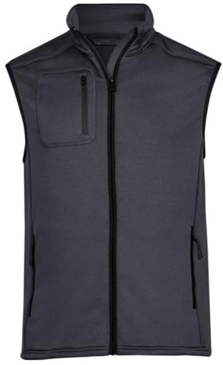 Tee Jays Stretch Fleece Bodywarmer TJ9104 - Dark Grey (Solid) - S